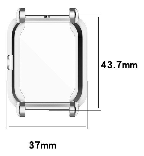 Protector De Pantalla Y Carcasa Amazfit Gts 2 Mini/bip U Pro 1