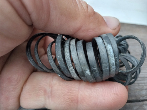 T- Anillero Antiguo Medidor De Metal Para Joyero 33 Anillos 1