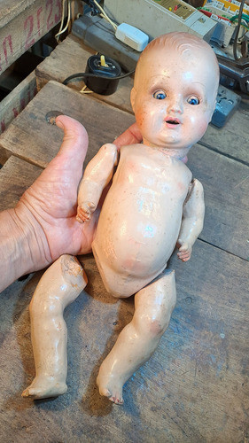 Muñeco Porcelana Bebe Dulce Mirada 1