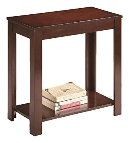Ore International Traditional Side/end Table, 24-inch, Dark 0