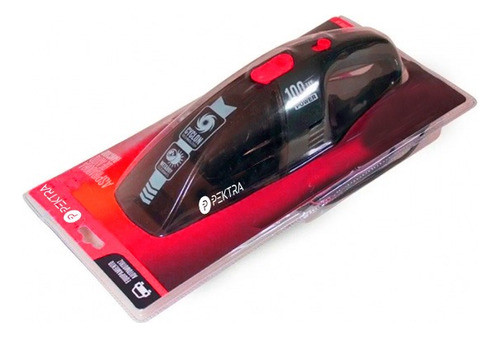 Aspiradora De Mano P/ Auto Portatil 12v Filtro Polvo Pektra Color Rojo 1