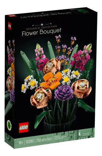 Kit De Construção De Buquê De Flores Lego Icons 1