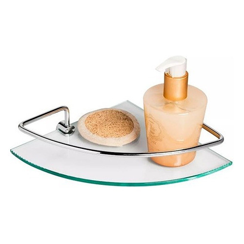 Estante Esquinero Para Ducha De Baño De Vidrio 20x20cm Atlas 1