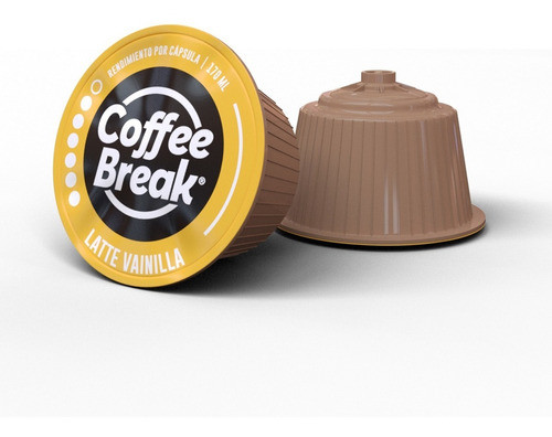 Combo X3 Packs Latte Vainilla Coffee Break Dolce Gusto Comp. 1