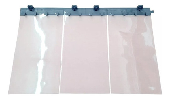 Cortina + Trilho Porta Frigorífica 120cm X 220cm Lado-a-lado 1 Cortina + Trilho Porta Frigorífica 120cm X 220cm Lado-a-lado 1