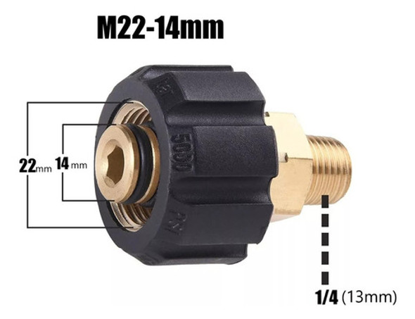 Acople Karcher Hd Foam Lance Hidrolavadora Adaptador 1