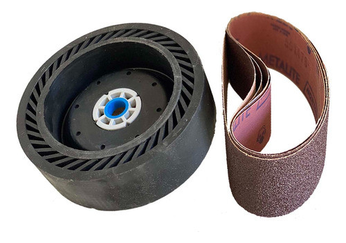 Kit Pulido Polea (disco) Ø150 Amoladora De Banco-banda Lija 0