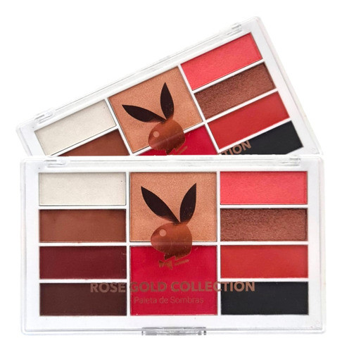 2 Paleta De Sombra Rose Gold A E B Hb102985 Playboy Atacado 1