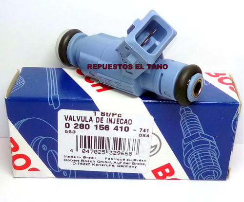 Inyector Ford Fiesta 1.6 Zetec Rocam Bosch 0280156410 1