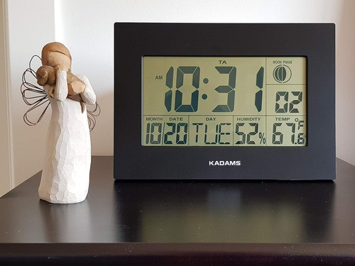 Contador Segundos Pared Digital Función Repetición Alarma 1