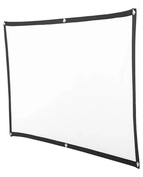 Pantalla Proyector Lona Blanca Mate Front Todas 1,80 X 1mtrs 1