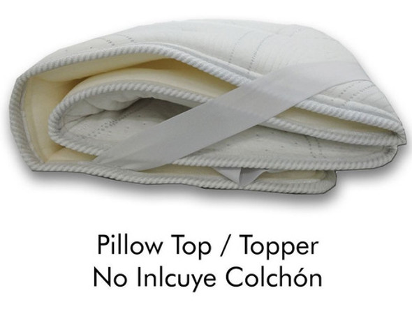 Pillow Top Topper Espuma Ultra Suave P/colchon 1 Plaza Y Med 1