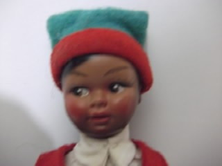 B. Antigo - Boneca Portuguesa Em Plástico Duro Anos 60 1