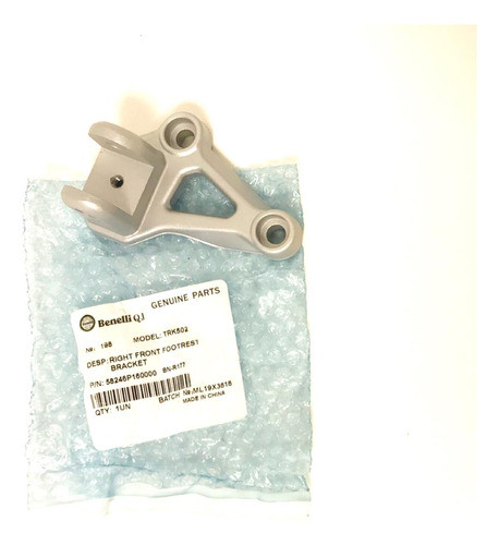 Soporte Pedalin Delantero Benelli Trk 502 Derecho Orig-b 582 1