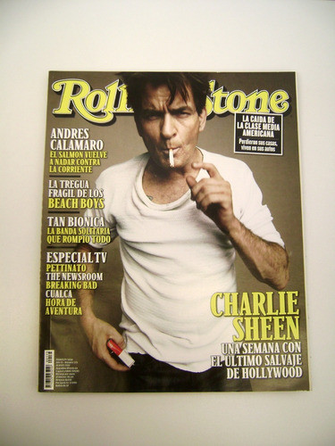 Rolling Stone 173 Charlie Sheen Bionica Garbage Beach Boedo 0
