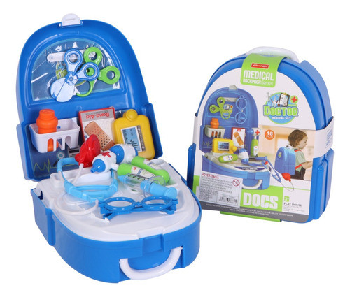 Valija Con Set De Doctor Mochila 18 Pz Unisex - Juego Rol 0