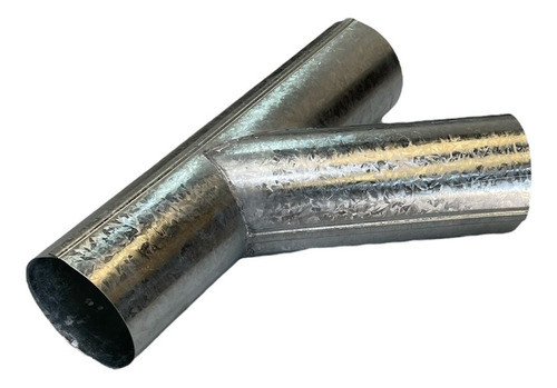 Ramal De 8 Pulgadas 45° De Chapa Galvanizada 0