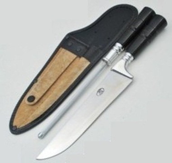 Conjunto Gaúcho N°8 Aço Inox Reforçado Cabo Chifre Original 1