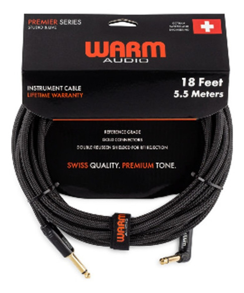 Cable Para Instrumento Warm Audio Premium Ts 1rt 18 De 5,5m 0