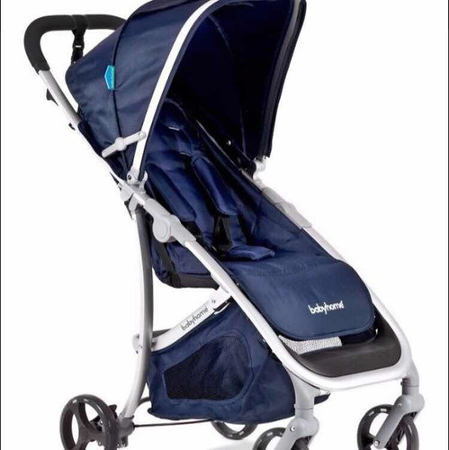 Travel System Azul Coche Bebé Babyhome. Coche Más Silla Auto 1