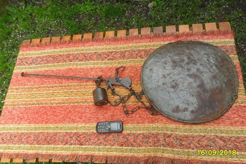 Antigua Balanza Tipo Verdulera Romana Hasta 40 Kg Doble Lect 0