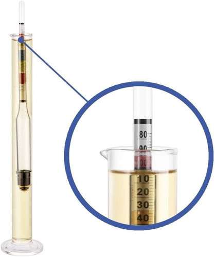 Densimetro De 1,000-1,100 ± 0,005 G/ml- Mejor Calidad!! 1