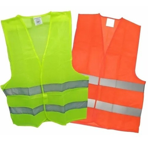 Chaleco Reflectivo Reglamentario Fluo Moto Naranja Amarillo! 0