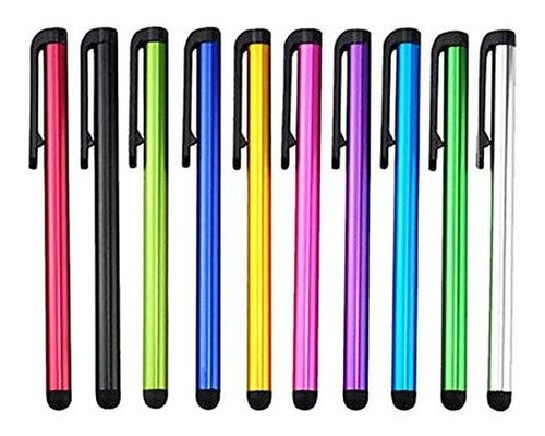 5 Lapices Opticos Colores Plateados 1