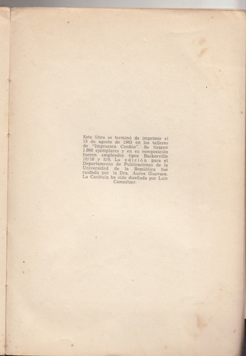 1963 Arte Tapa Luis Camnitzer Libro Farmacodinamia Uruguay 1