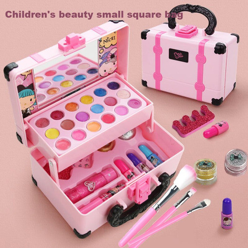 Caixa De Cosméticos Para Maquiagem Infantil Princess Makeup 1