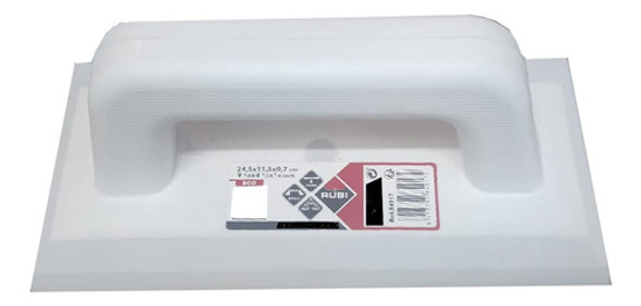 Llana O Fratacho De Goma Rubi Para Yeseros 24x11x0.7 Cm 0