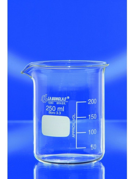 Bequer Becker De Vidro Forma Baixa Cap. 1 Litro 0