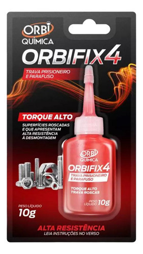 Trava Prisioneiro E Parafuso Toque Alto Orbifix 4 10g 0