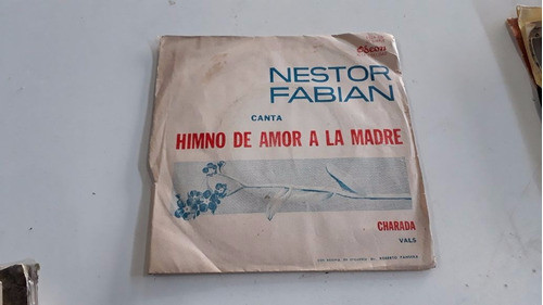 Simple Vinilo Tango Nestor Fabian - Himno De Amor A La Madre 0