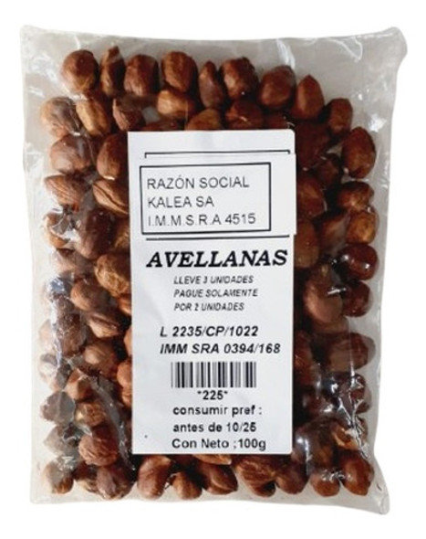 Avellanas 100g Lleve 3 Pague Solo Por 2 0