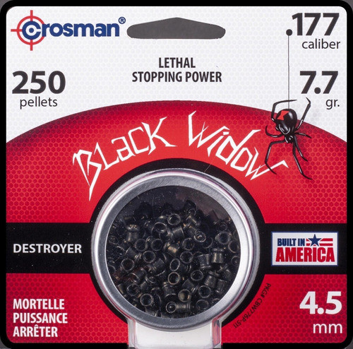 Chumbos Crosman Black Widow 4,5 (.177) 250u 0