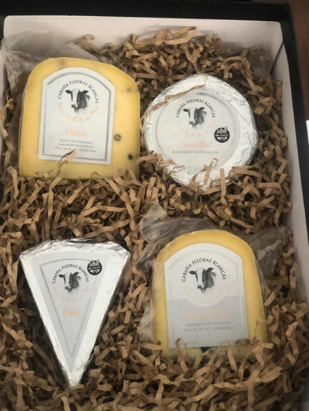 Caja Regalo Gourmet Quesos Duros Delicatessen Cumpleaños 1