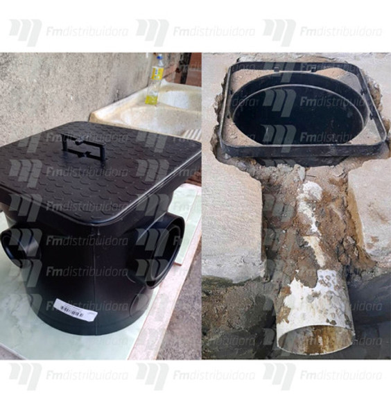 Caixa De Passagem De Esgoto Inspeção Elétrica 10 Litros 1