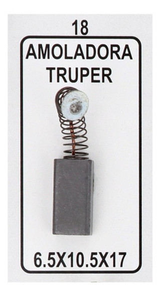 Juego De Carbones Nº 18 Amoladora 6,5x10,5x17 - Ferrejido 0