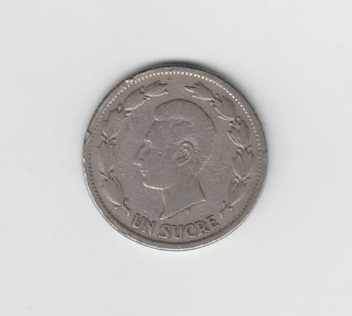 Moneda Ecuador 1 Sucre Año 1937 Bueno 1