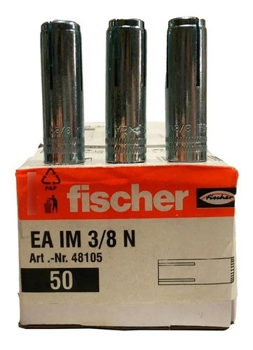 Broca Anclaje Taco Metal Expansion Im 3/8 PuLG Fischer X50u 1