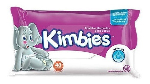 Kimbies Toallitas Húmedas Para Bebés 15 Packs X48 Unidades 0