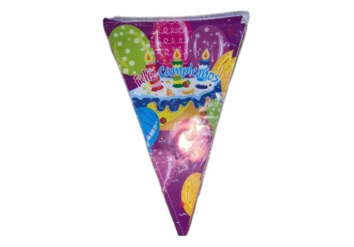 Banderin Triangular Feliz Cumpleaños 0