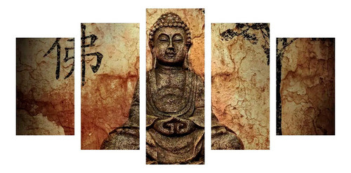 Quadro Budismo - Buda Tela Canvas 2x1 0