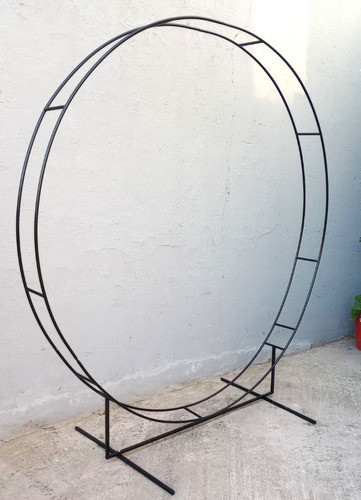 Estructura Circular Doble Fondo De Mesa Desarmable Candy Bar 1