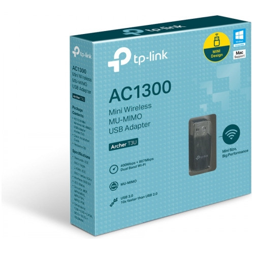 Adaptador Usb Mini Wireless Mu-mimo Ac1300 - Tp-link 1