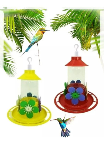 Kit  2 Un Bebedouro Para Beija Flores Colibri 250 Ml Bandeja 1