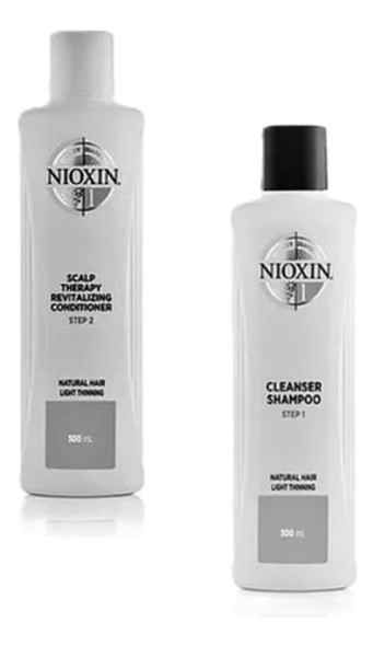 Shampoo + Acondicionador N° 1 Nioxin De Tratamiento 0 Shampoo + Acondicionador N° 1 Nioxin De Tratamiento 0