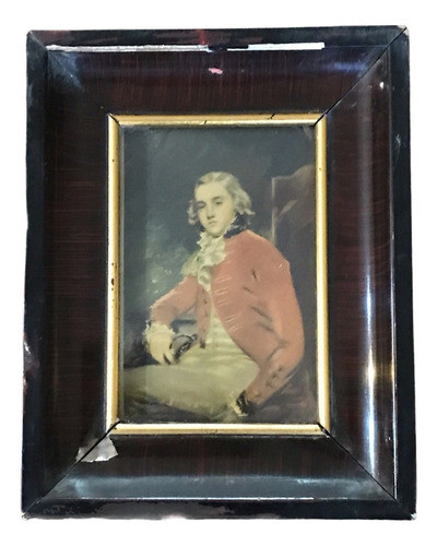 Retrato Miniatura Reproduction Oleo Capitan William Bligh 0