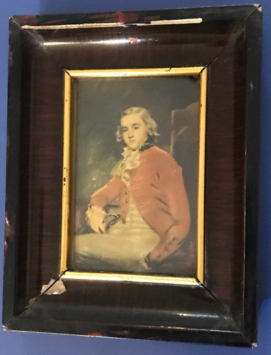Retrato Miniatura Reproduction Oleo Capitan William Bligh 1